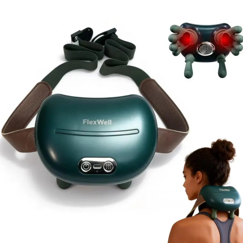Neck and Shoulder Massager With Kneading Heat Therapy