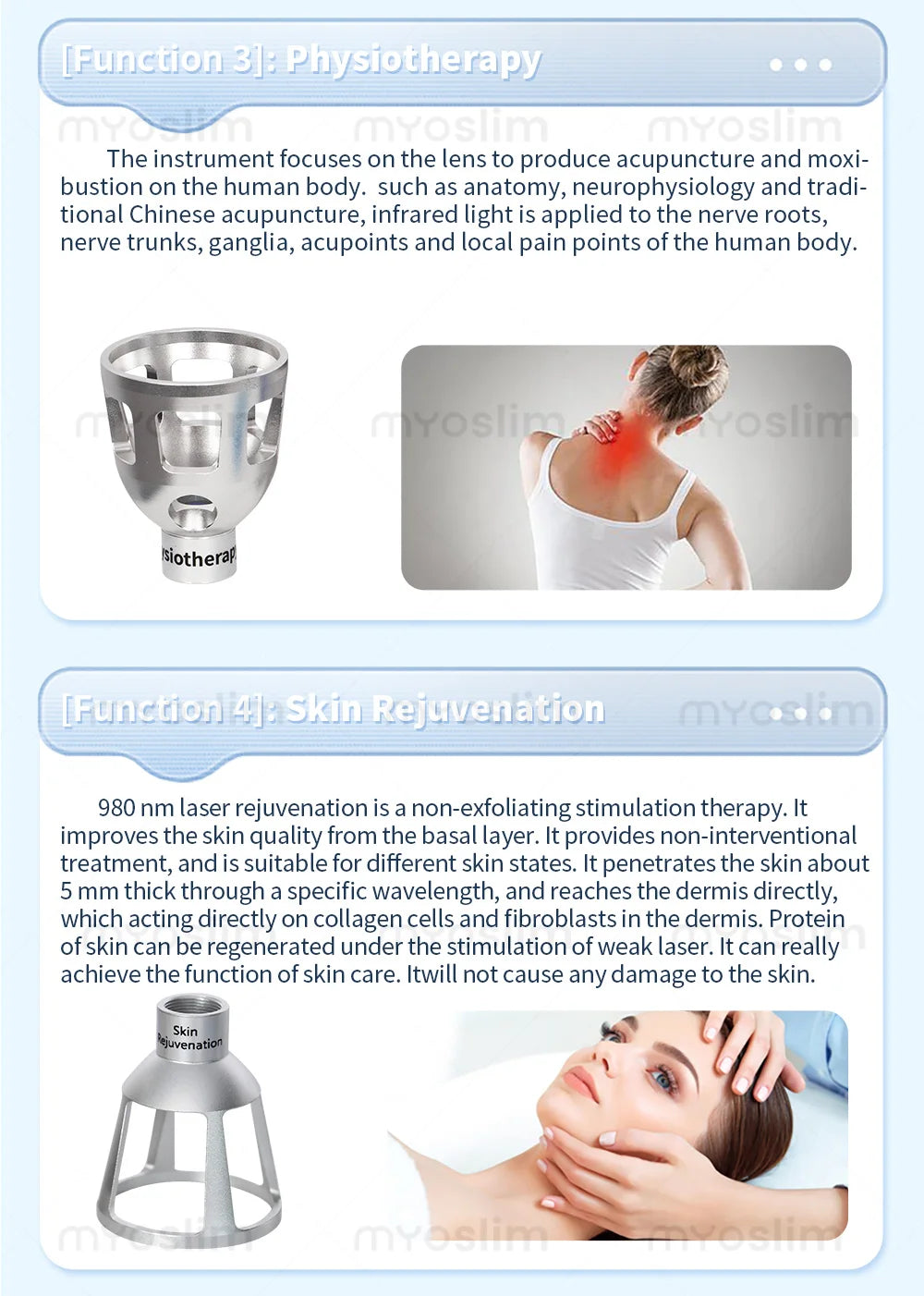 5 In 1 980nm Diode Laser Vascular Removal Nail Fungus