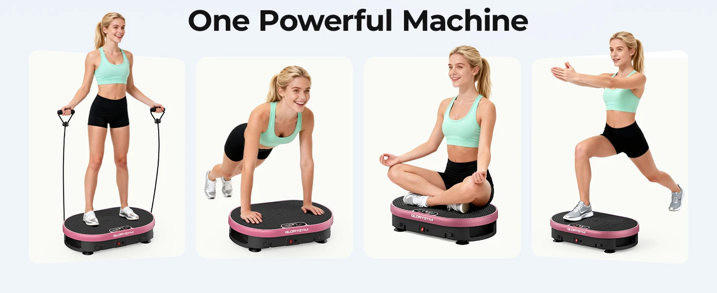 HTM Vibration Plate With Remote Control 120 Speed Levels