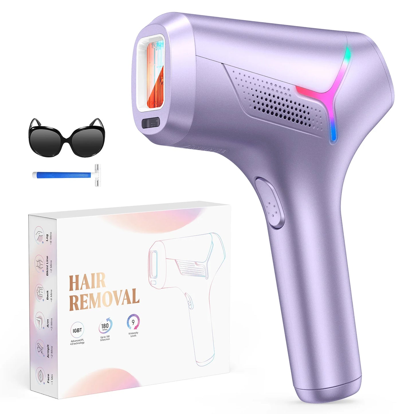 Totmizby IPL Laser Hair Removal Epilator For Body And Face