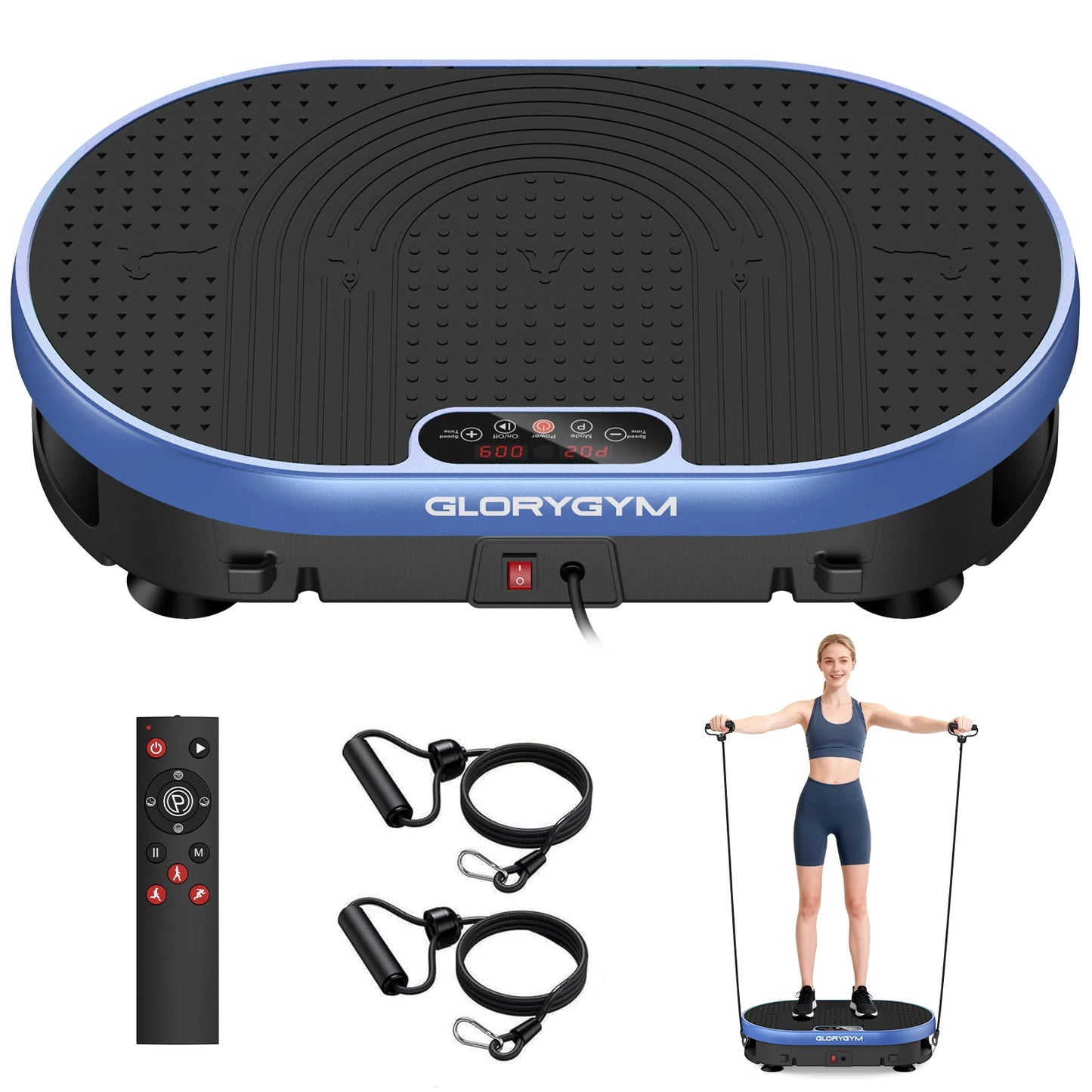 HTM Vibration Plate With Remote Control 120 Speed Levels