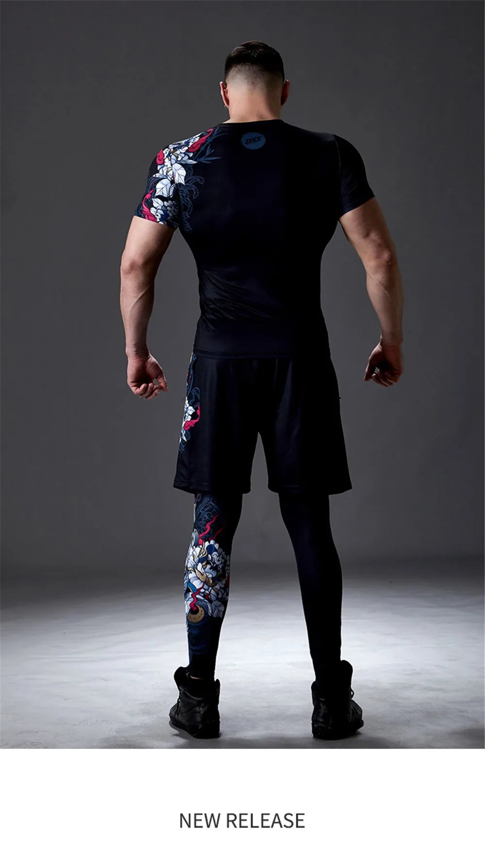GANYANR Men Running Sets Sports Tracksuit For Fitness And Training
