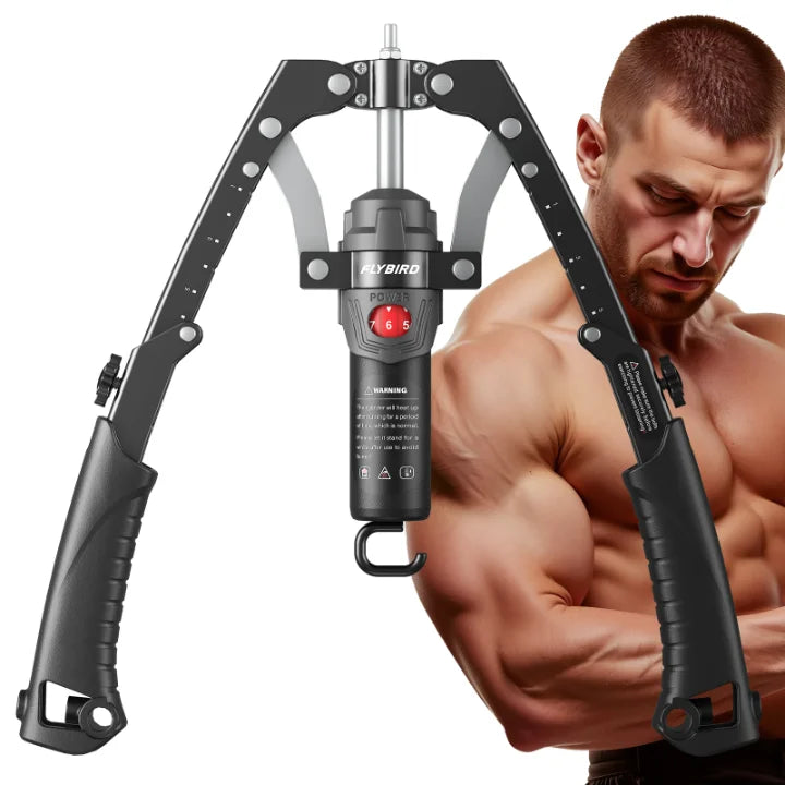 FED Fitness Arm Exerciser With Ab Roller And Hydraulic Power