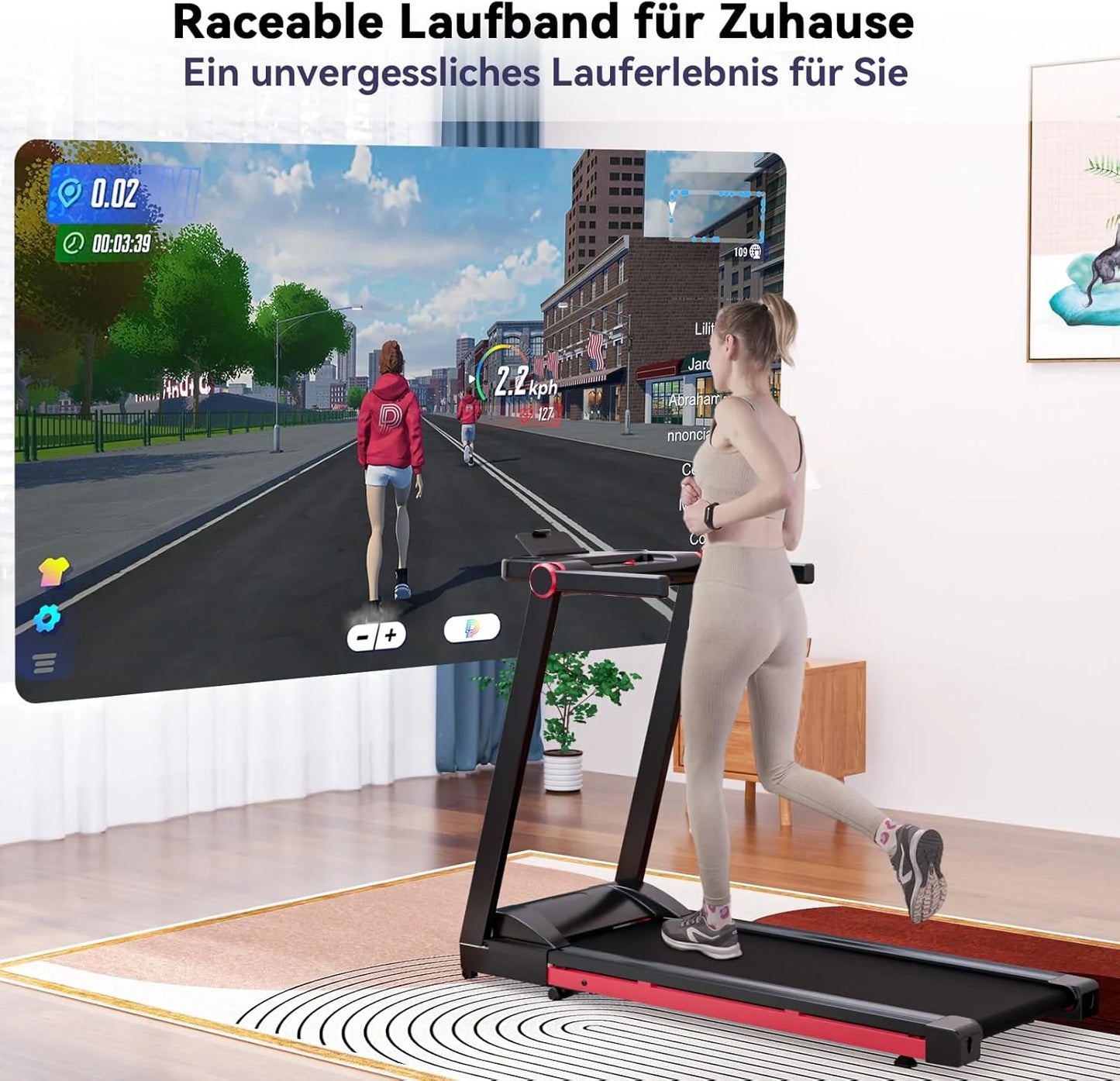Superun Three Point Five HP Foldable Treadmill 6 Percent Incline