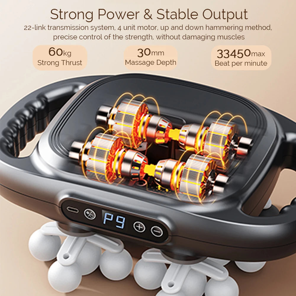 Foreverlily 22-Head Fascia Gun High-Frequency Massager