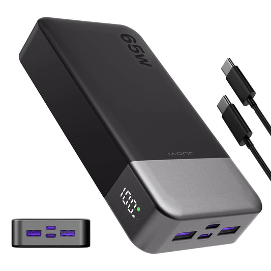 20000mAh 65W Laptop Power Bank PD3.0 Fast Charger for MacBook