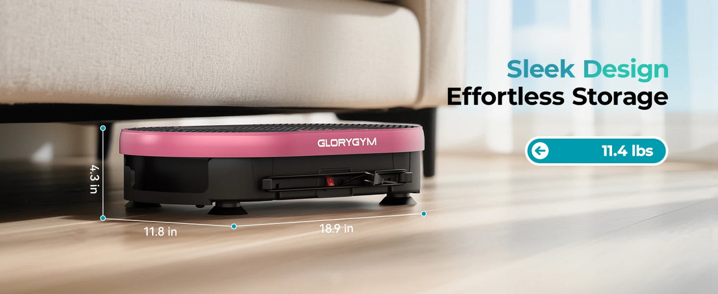 HTM Vibration Plate With Remote Control 120 Speed Levels
