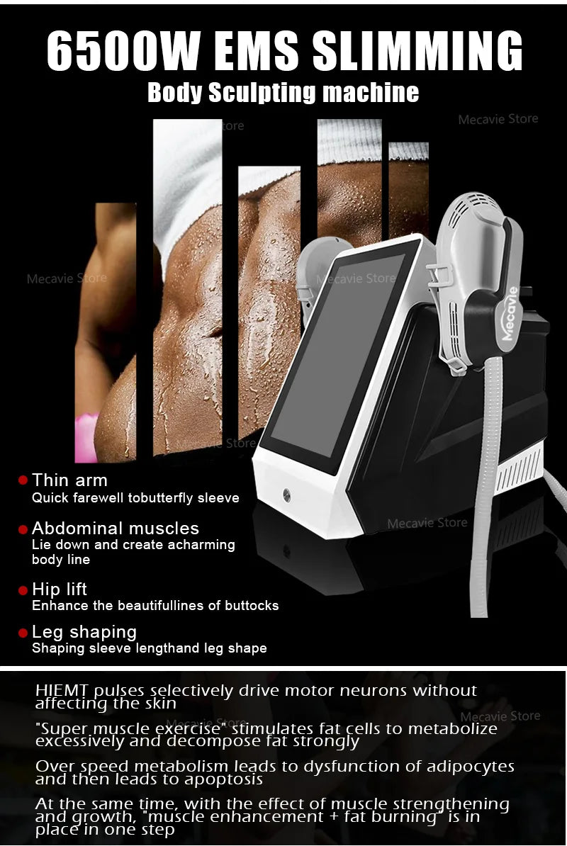 EMS RF Body Sculpting Machine for Slimming and Butt Lifts