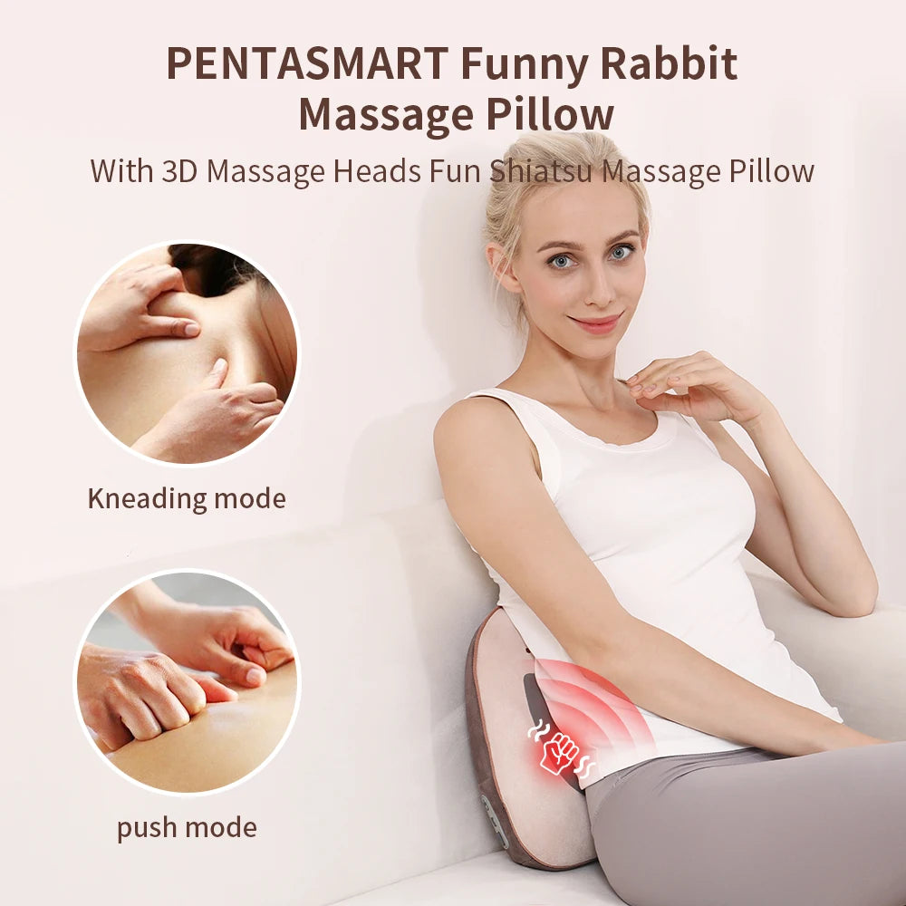 Pentasmart Back And Waist Massager With Heated Vibration