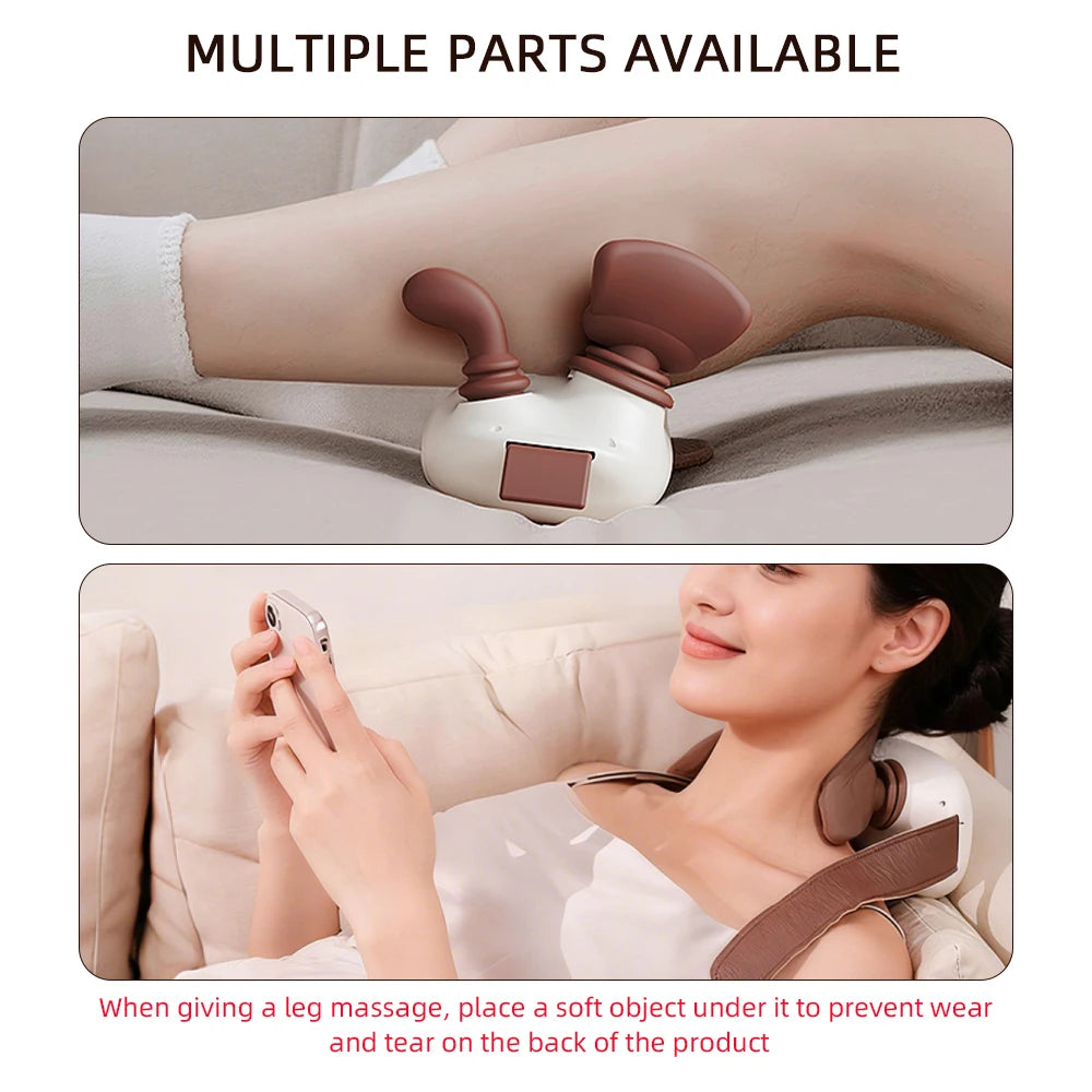 Foreverlily Bionic Pressure Neck Massager For Back And Shoulders