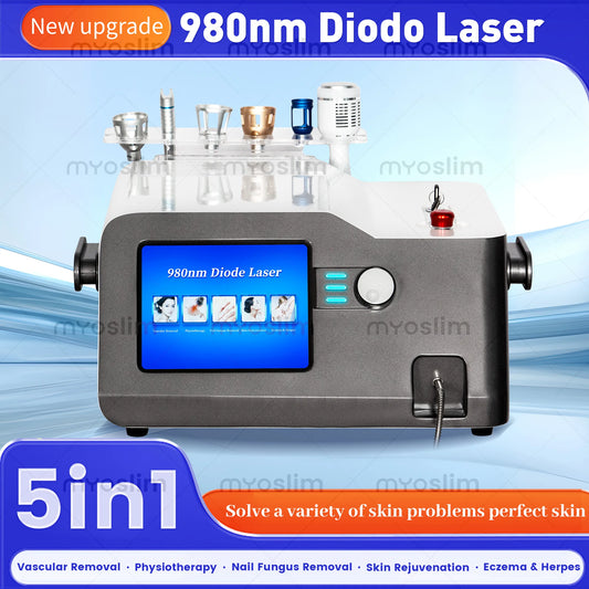 5 In 1 980nm Diode Laser Vascular Removal Nail Fungus