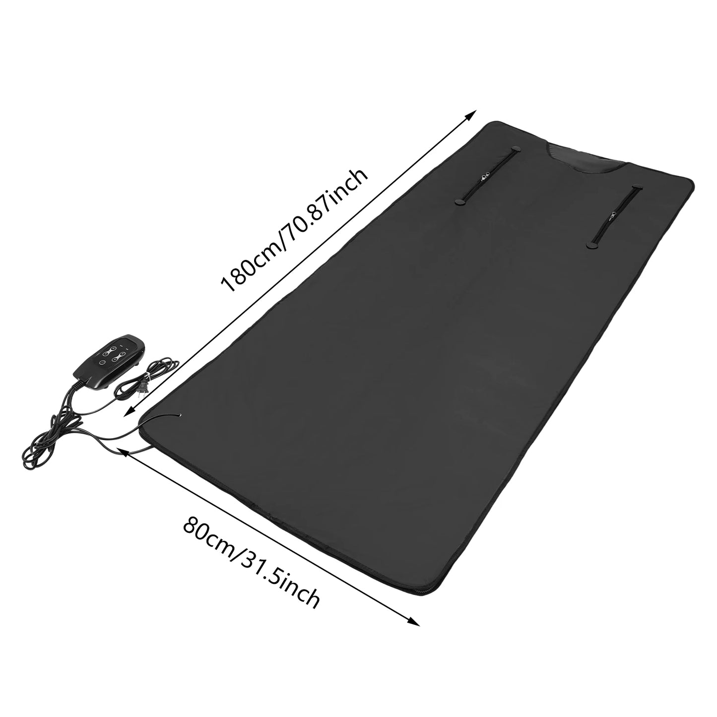 Bymaocar Electric Sauna Blanket 500W Far Infrared Therapy for Recovery
