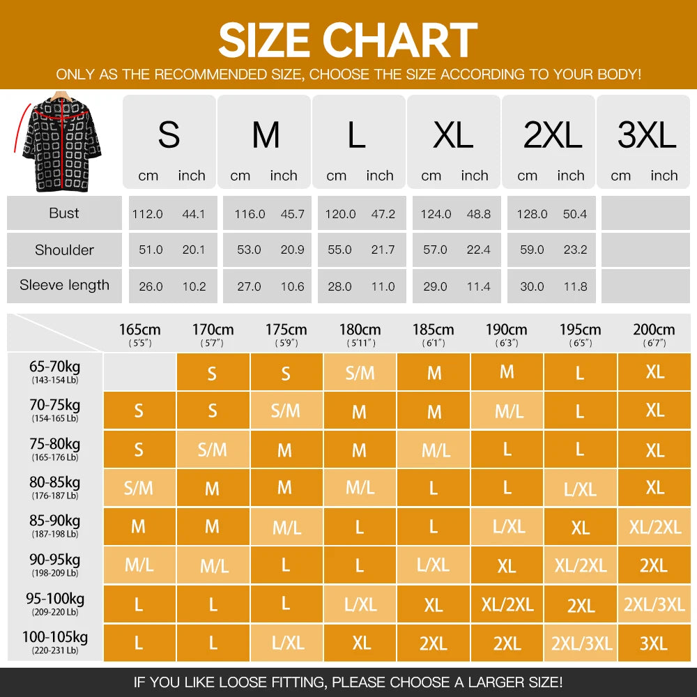 Men's Summer Knit Printed Short Sleeve Breathable Casual Top