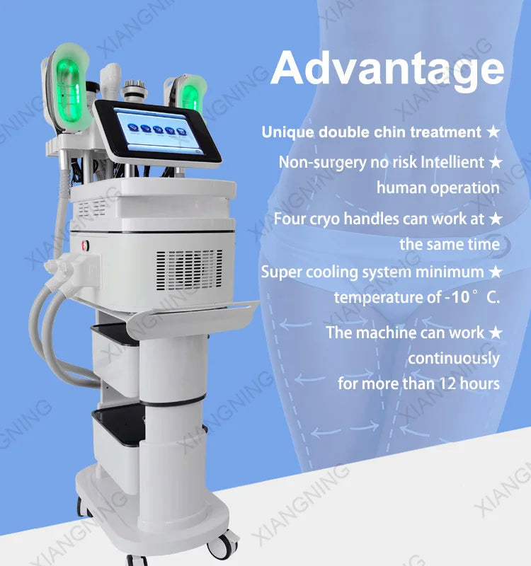 MYOSLIM 360 Fat Freezing Machine With Cavitation RF Lipo Laser