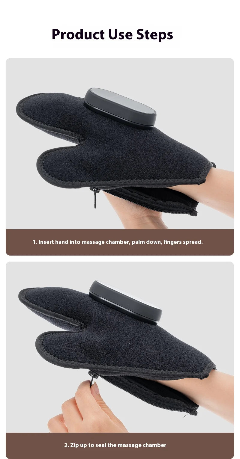 Hand Massager Wireless With Heating And Vibration USB Charging