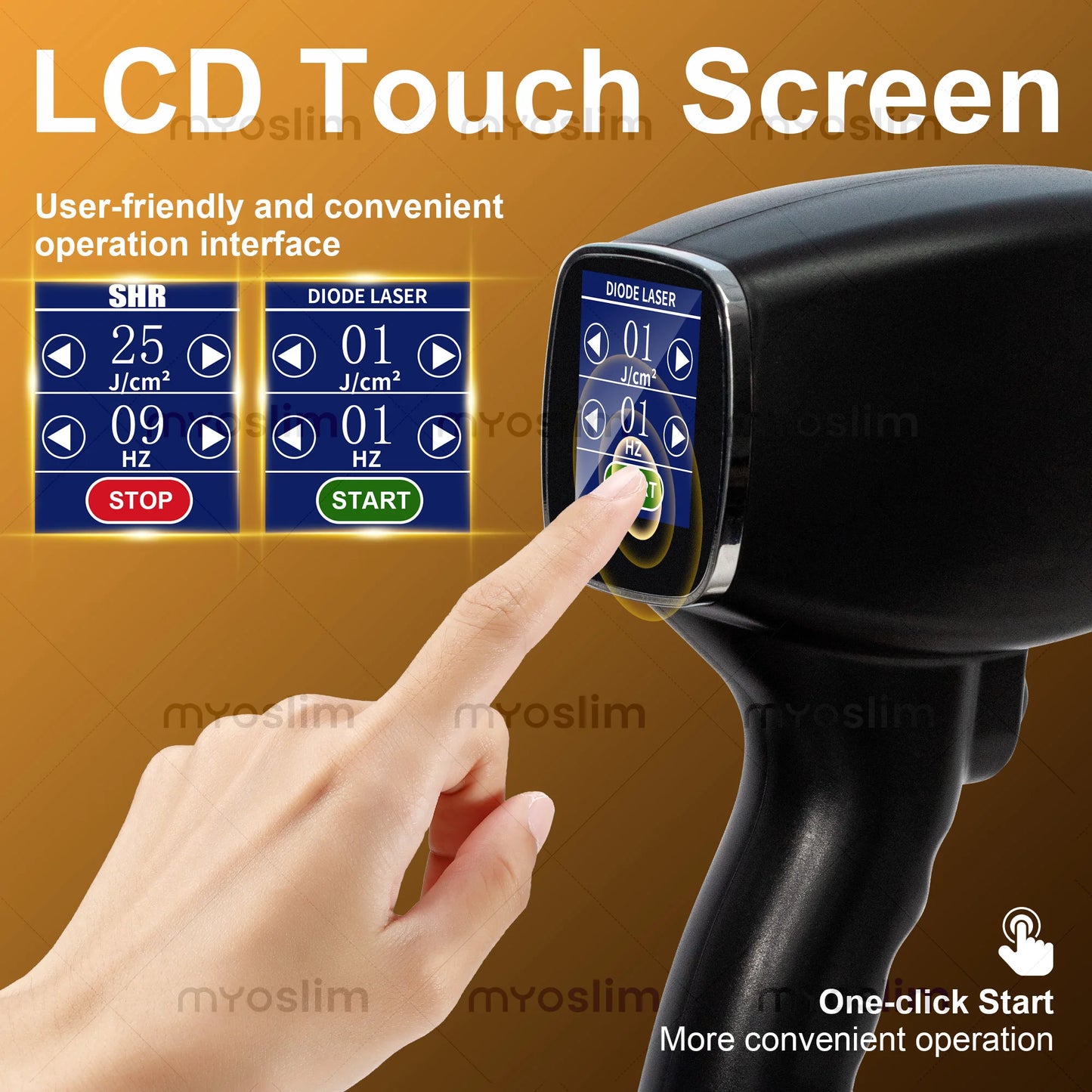 MYOSLIM Diode Laser Hair Removal Device Soprano 4 Wave 755 940 1064 808nm CE
