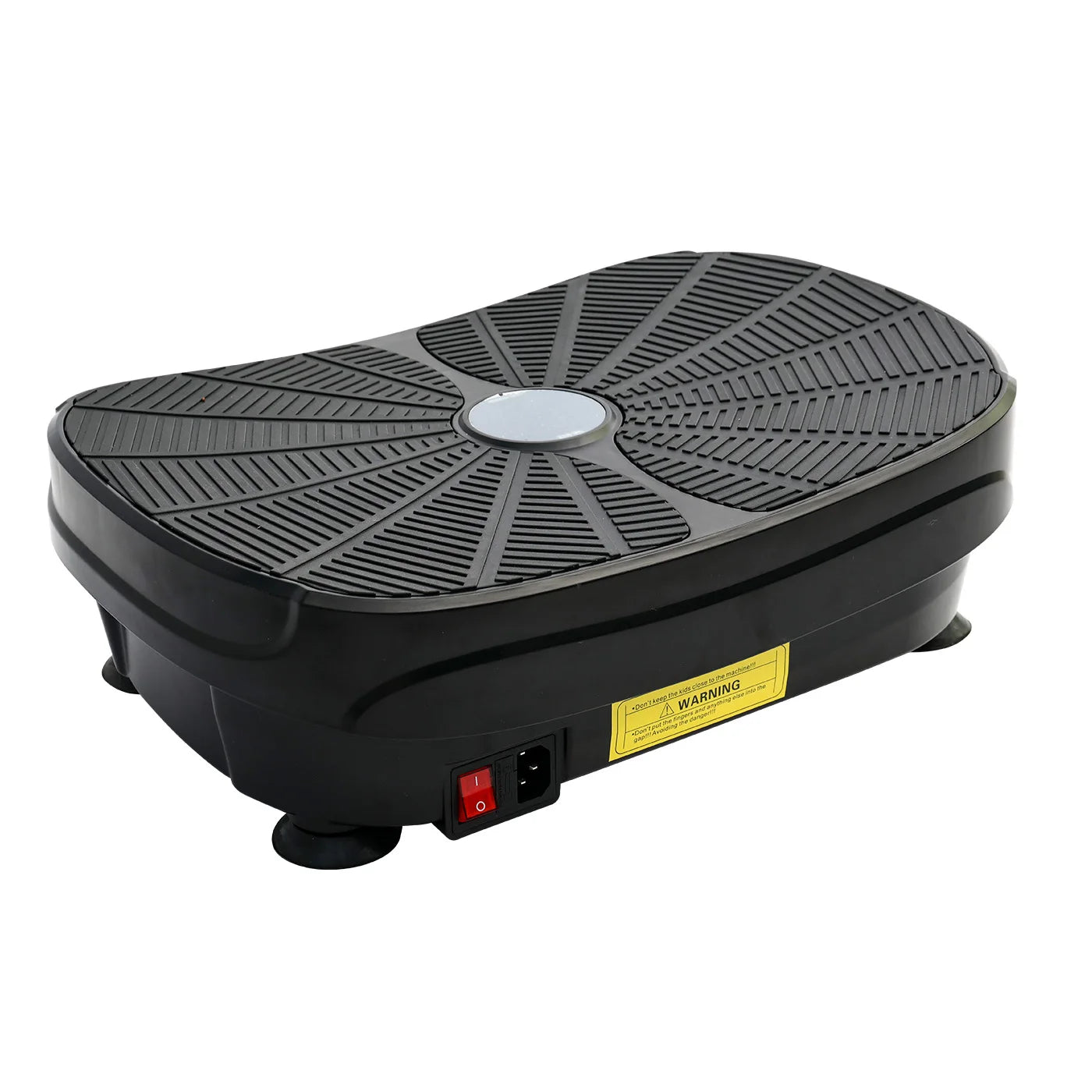 Vibration Plate Exercise Machine Portable Full Body Workout With Bands