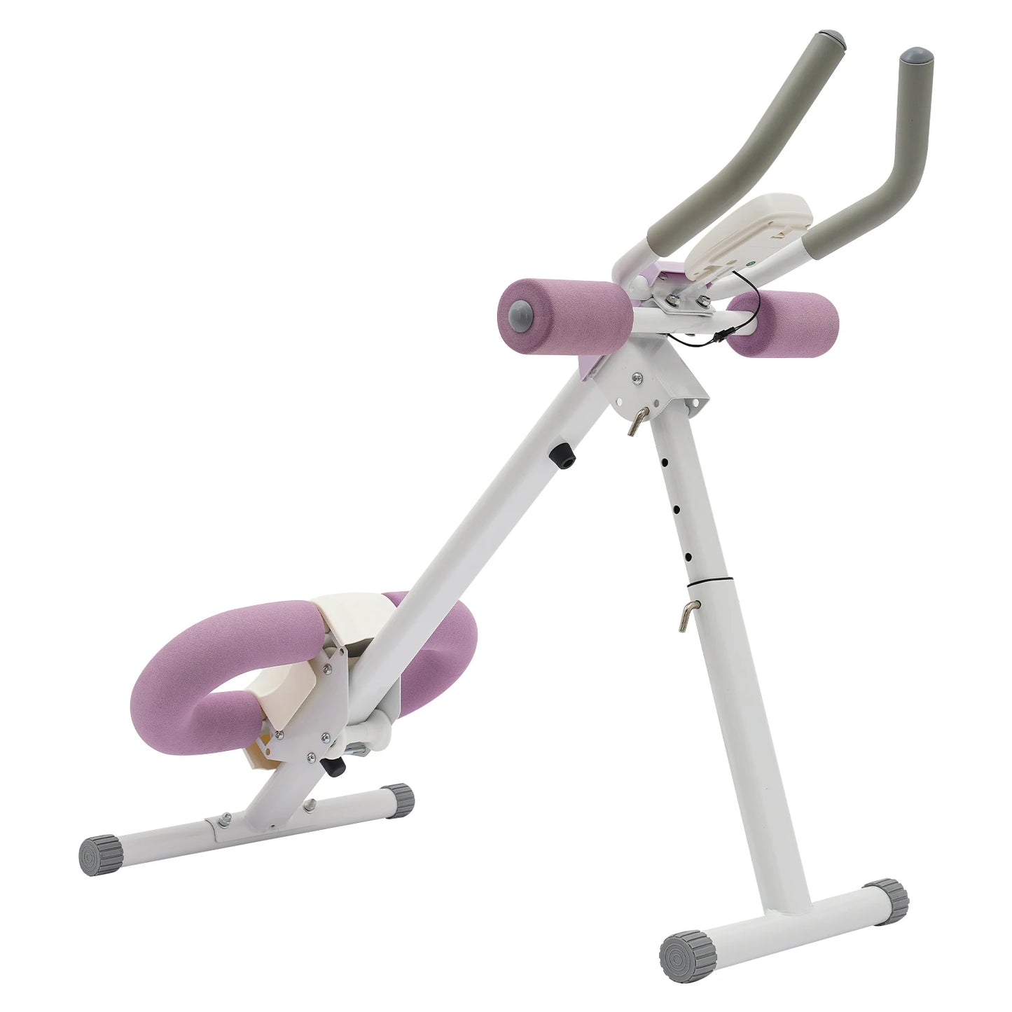 Foldable Abdominal Trainer With Adjustable Incline And Heights
