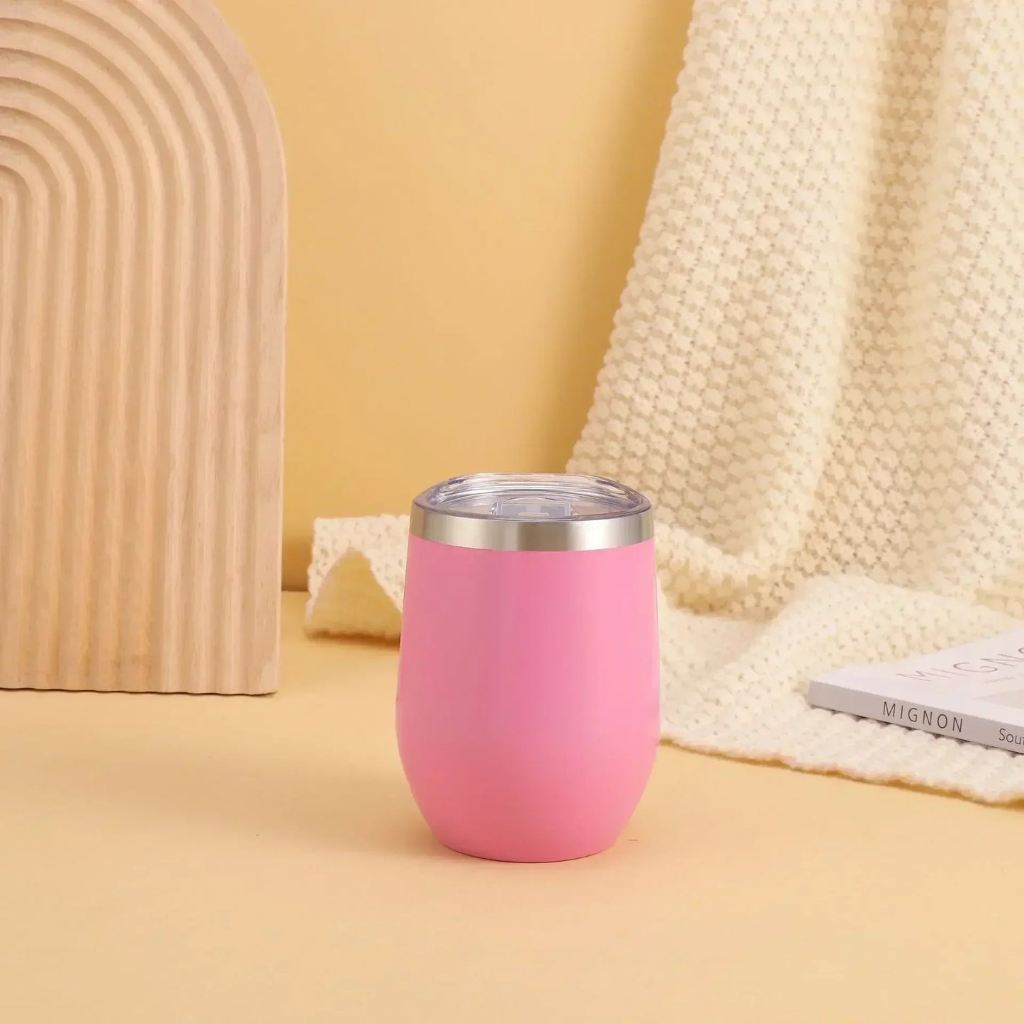 Insulated Stainless Steel Travel Tumbler With Double Wall Keeps Drinks Hot For 12 To 24 Hours 12 Oz Cap