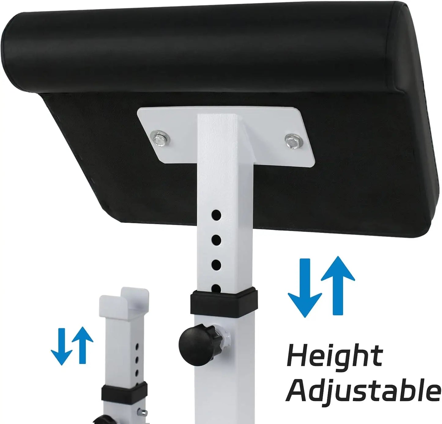 Adjustable Preacher Curl Weight Bench For Arm Curl And Tricep Training