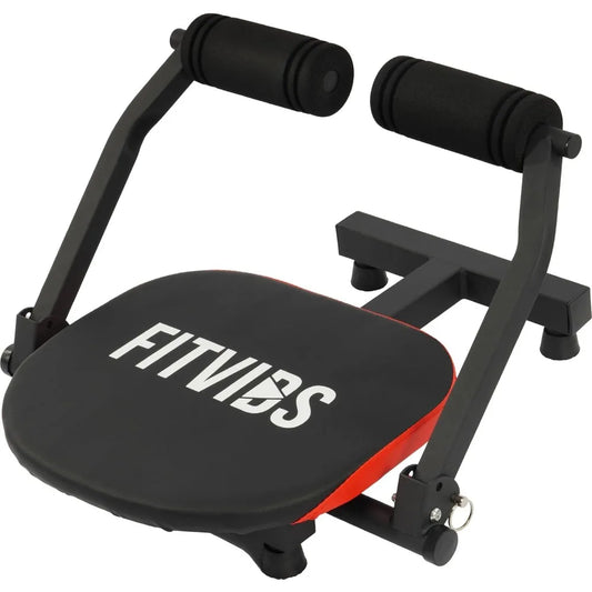 Adjustable Ab Crunch Machine With Resistance Bands Full Body Workout