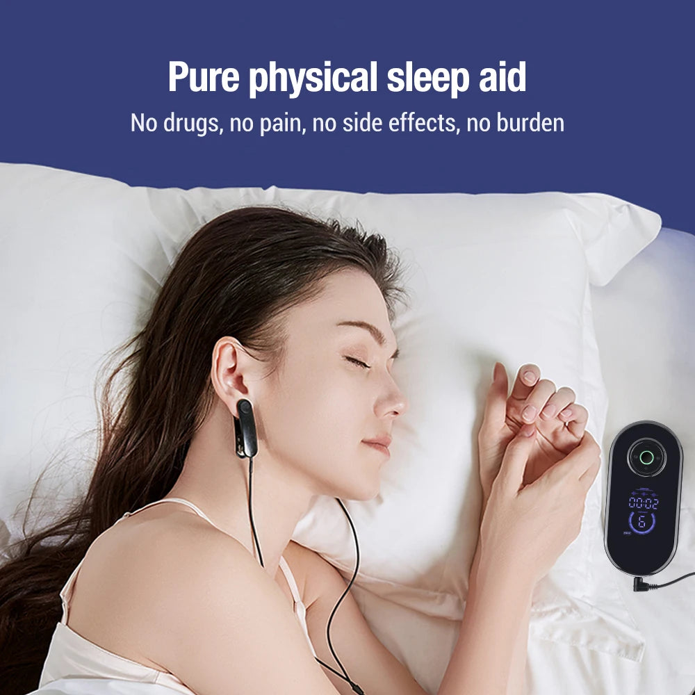 Ms.Dear Microcurrent Sleep Aid Ear Clip Device For Insomnia And Anxiety