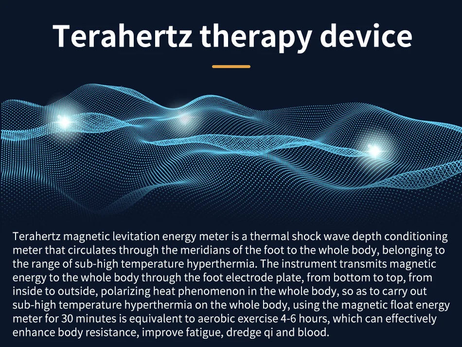 Terahertz Frequency Therapy Device Pain Relief Foot Massager