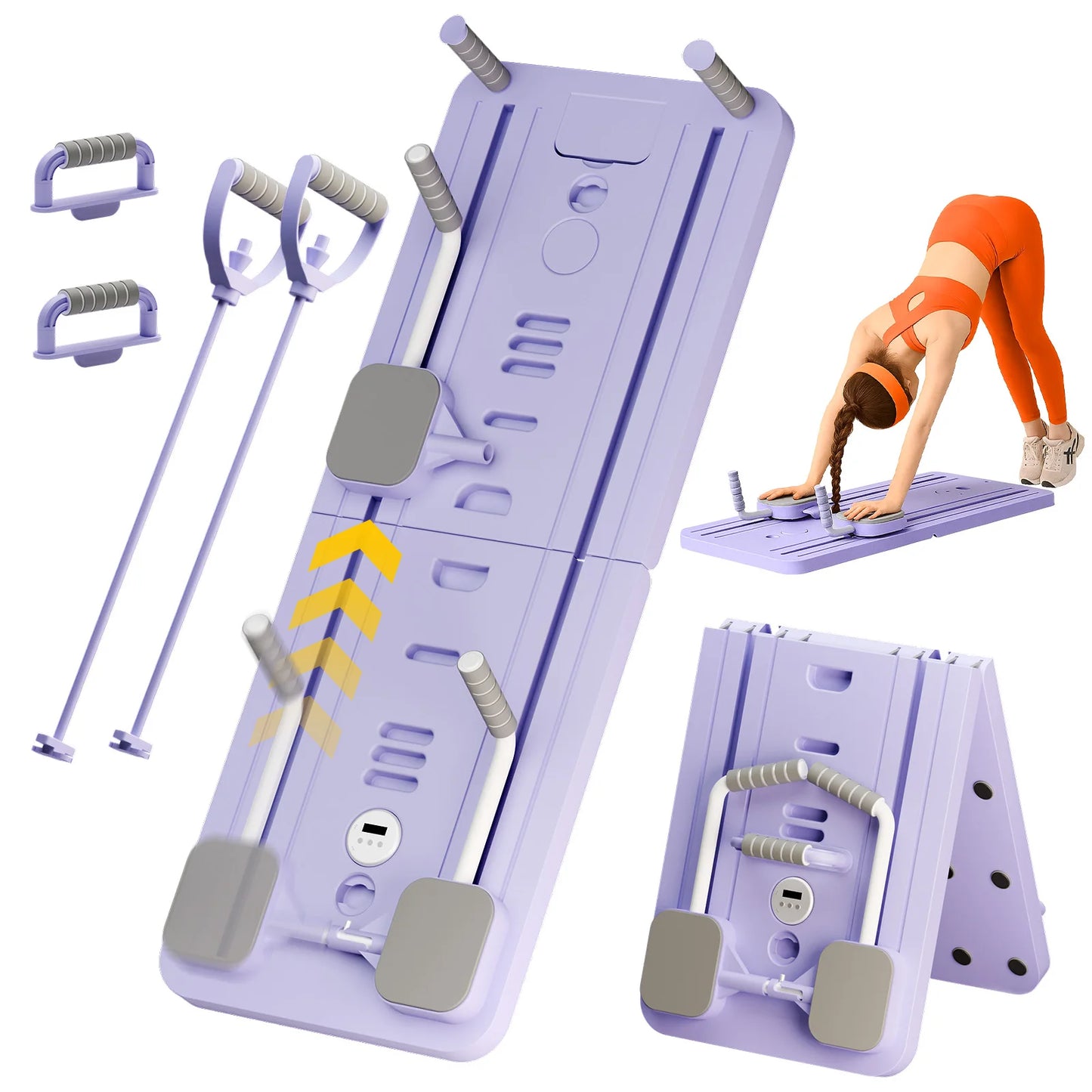 Ab Core Trainer Abdominal Exercise Board With Resistance Bands