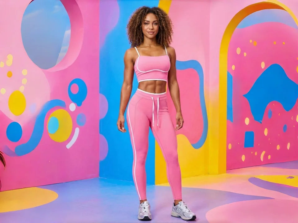 Mermaid Curve Luxury Alosoft Style Yoga Set 2 Piece