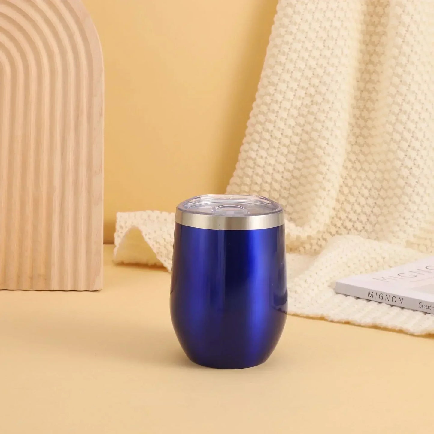 Insulated Stainless Steel Travel Tumbler With Double Wall Keeps Drinks Hot For 12 To 24 Hours 12 Oz Cap