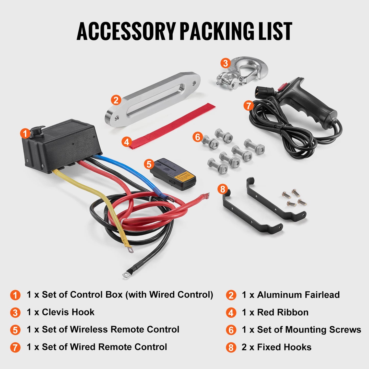 SucceBuy 6000lbs Electric Winch For SUV Jeep Trailer Towing Remote Control