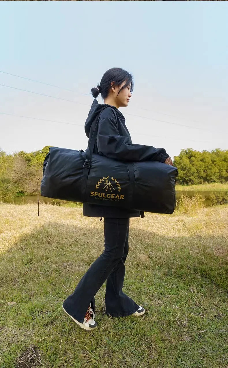 Outdoor Camping Storage Duffel Bag 210D Oxford Waterproof Large Capacity
