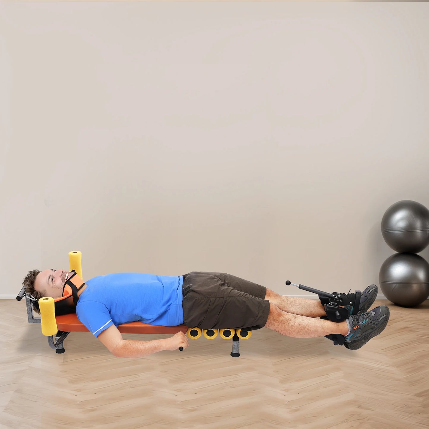 Training Bench Back Adjustable Stretch Neck Stretcher for Tension Relief