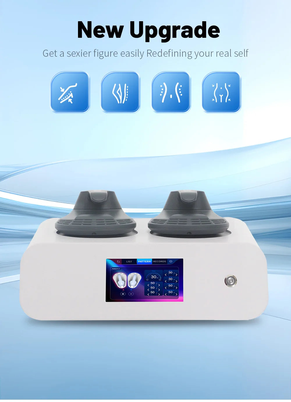 MYOSLIM HI-EMT PRO Deep Muscle Stimulator RF Machine