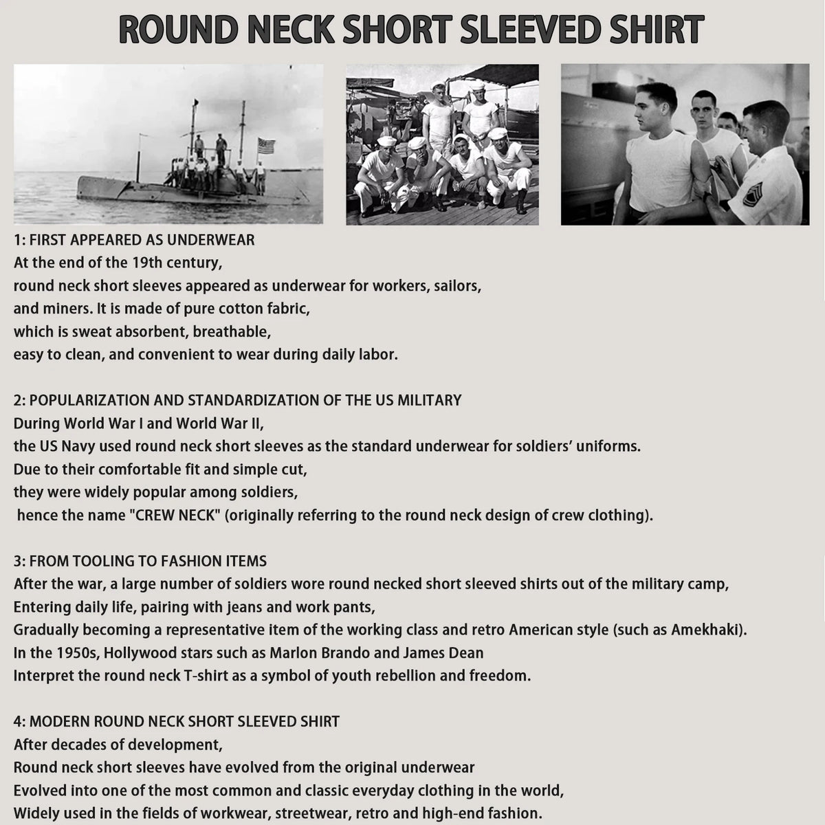 Akkad Kuti Men Heavyweight Cotton Casual Crew Neck Tshirt