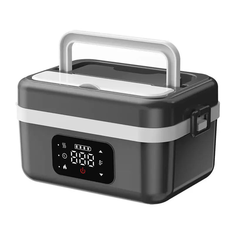 Wireless Heated Insulated Lunch Box With 8000mAh Battery Smart Timer And Adjustable Temperature