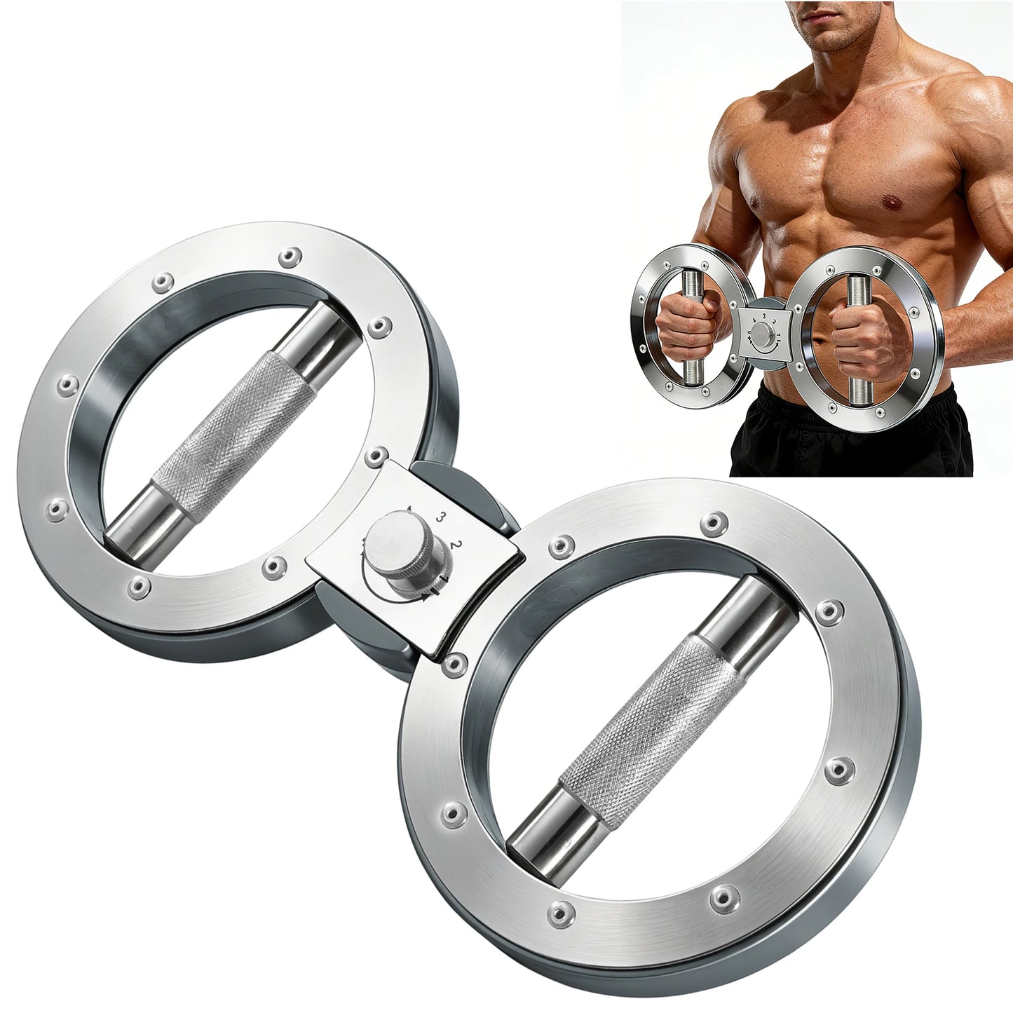 Rotator Multifunctional Grip Strength Trainer Adjustable 8 to 15 Pounds
