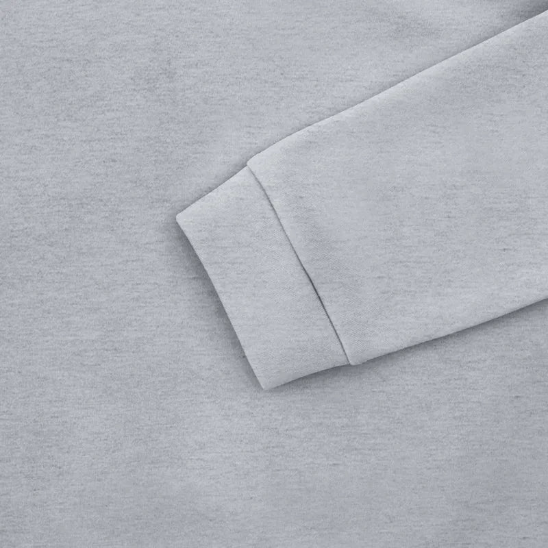 Men's Autumn Winter Heavy Fleece Hoodie Half Zip Stand Collar