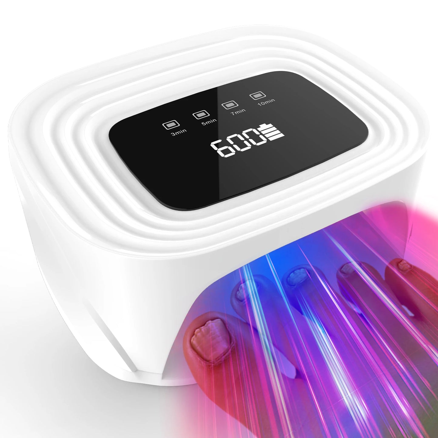 KTS Nail Fungus Photonic Therapy Device for Fingertips and Toes with 36 LED Array 12 Blue 470nm and 24 Red 650nm