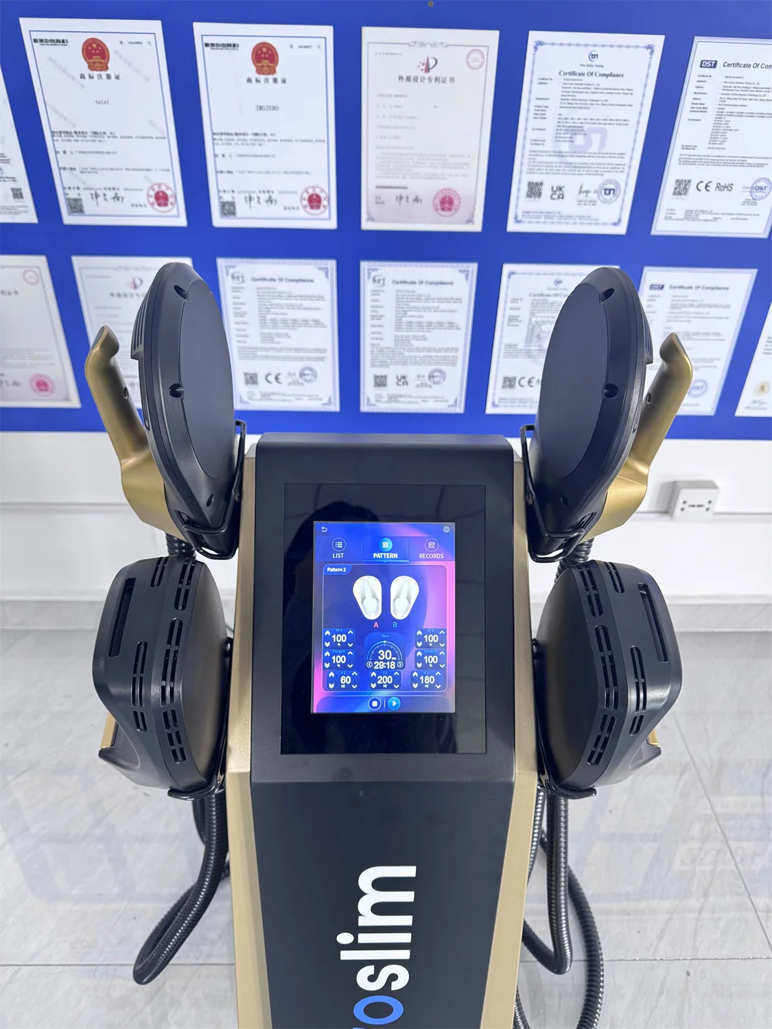 Myoslim RF High Intensity Electromagnetic Body Sculpting Machine