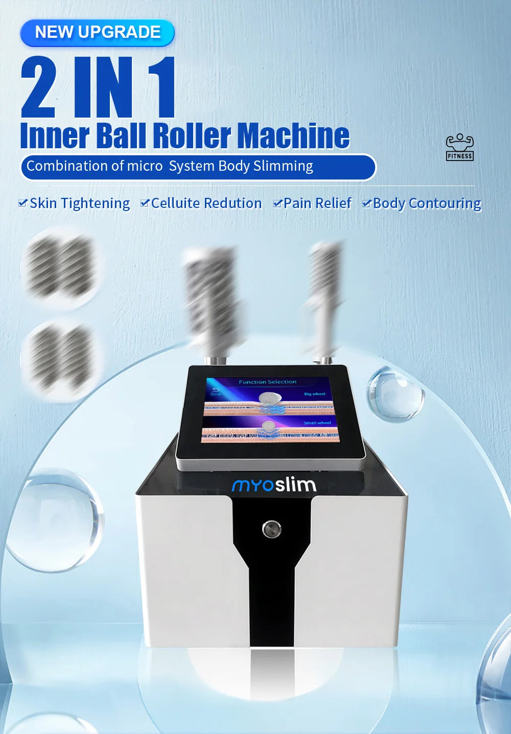 EMSZERO 2 In 1 Body Slimming Machine With Inner Ball Roller Massage