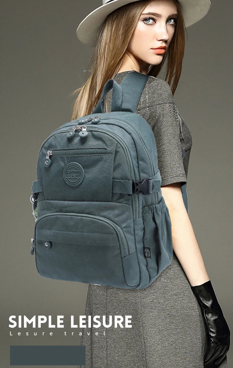 Unisex Travel Backpack Waterproof Large Capacity School Bag