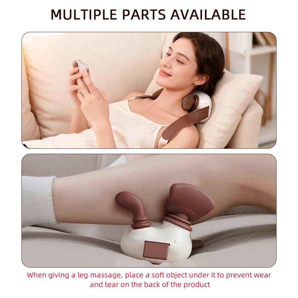 Foreverlily Bionic Pressure Neck Massager For Back And Shoulders