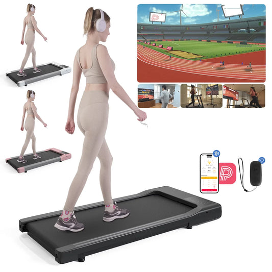 2In1 Treadmill For Home Office With Remote LCD Display