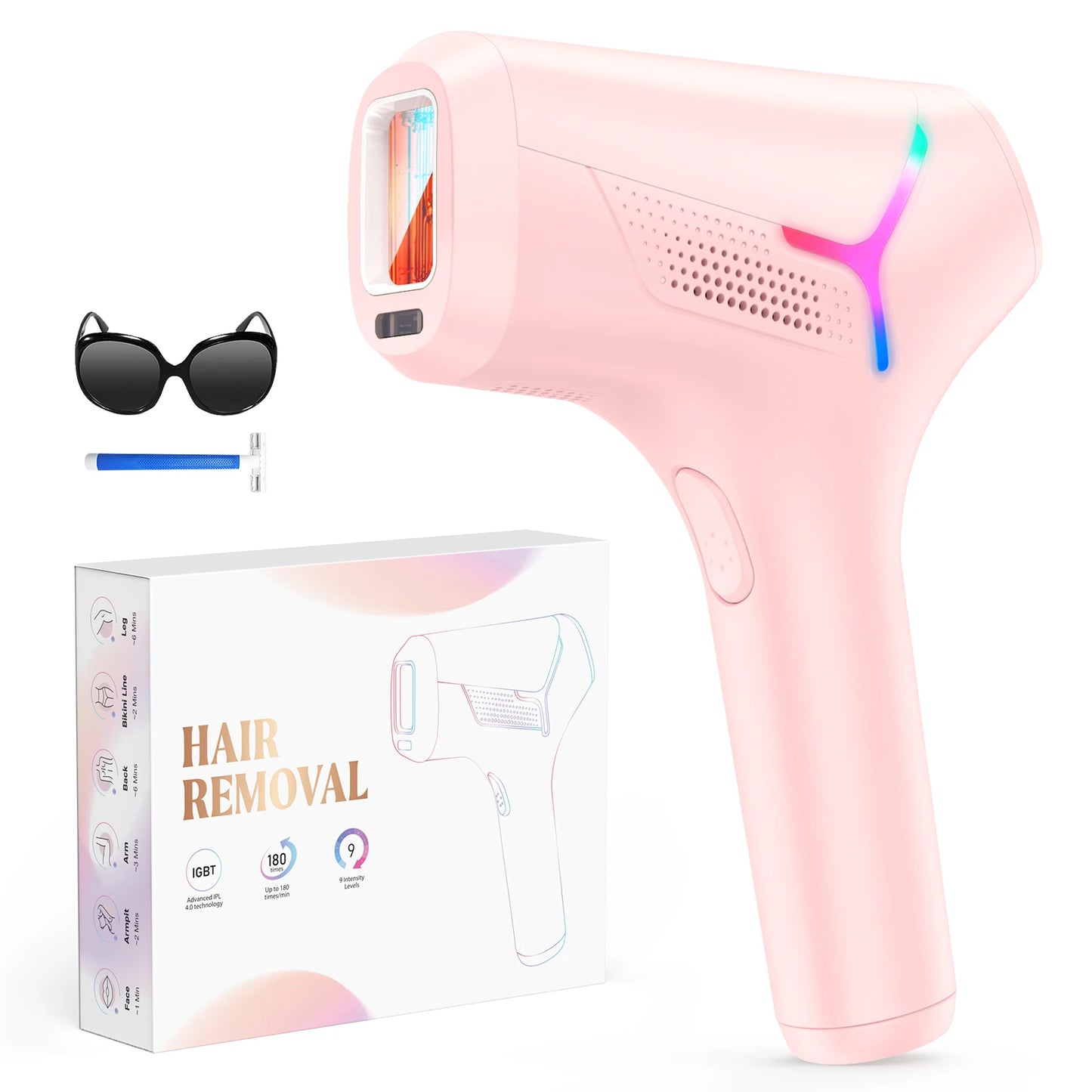 Totmizby IPL Laser Hair Removal Epilator For Body And Face
