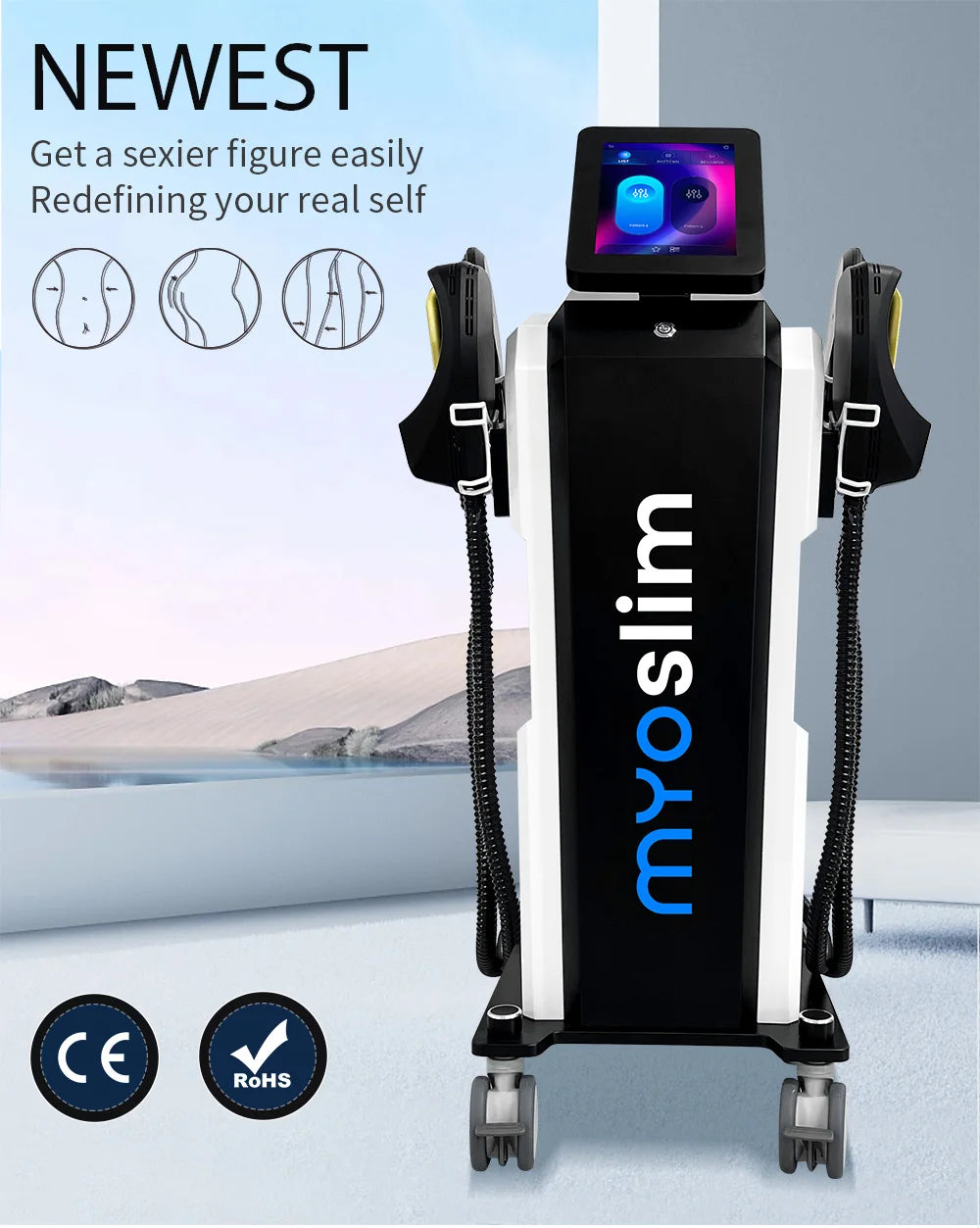 TAIXL Myoslim Neo RF Body Shaper EMS 6500W High Frequency