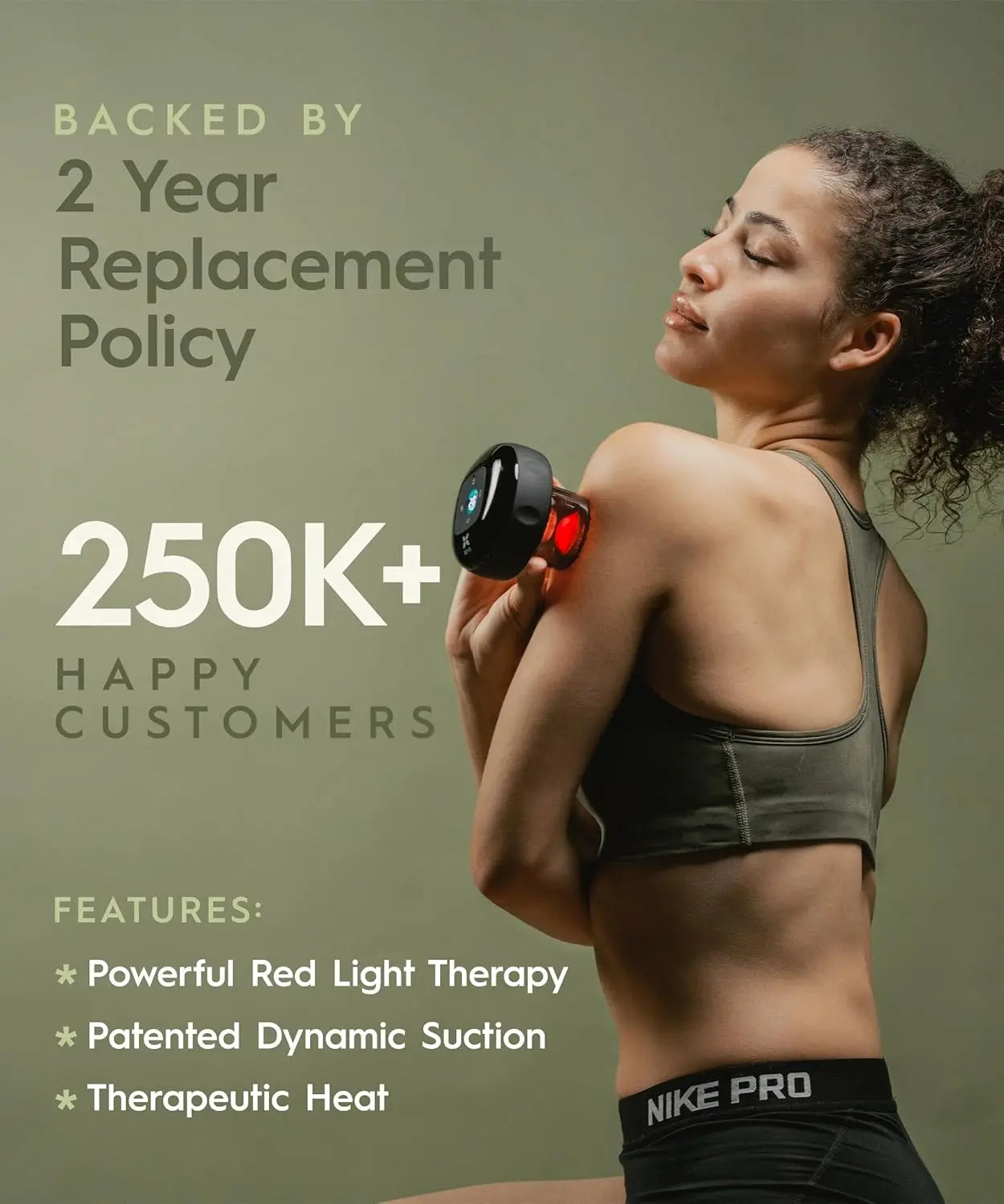 4-In-1 Electric Cupping Massager With Heat And Red Light Therapy