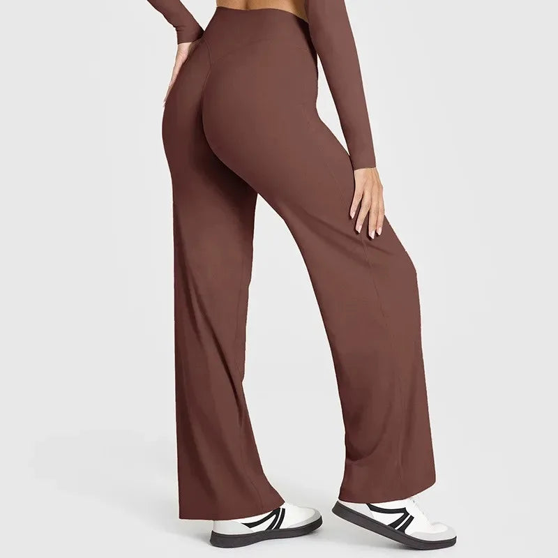 STOUREG Soft Butter Fabric Sport Trousers For Women Yoga Pants