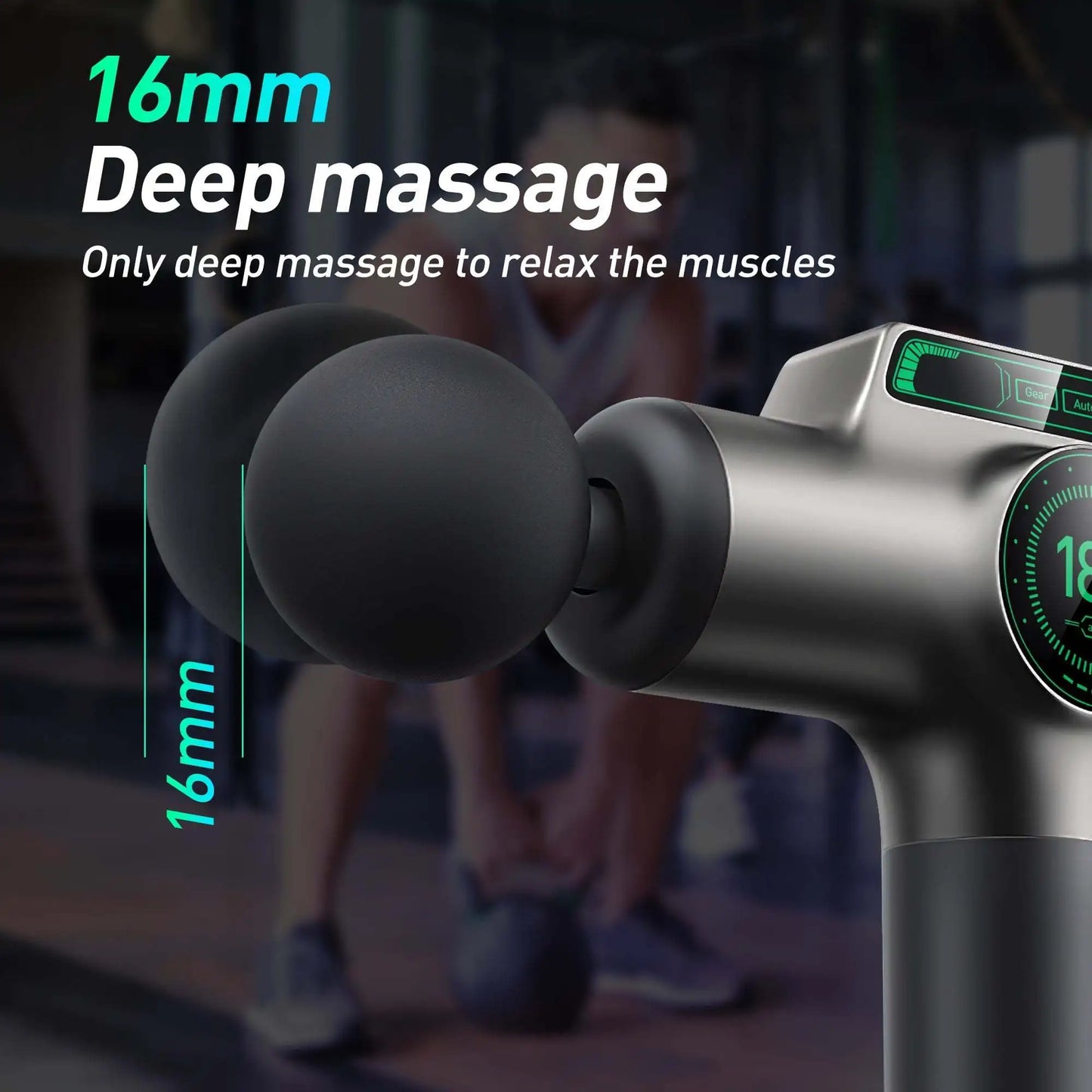Massage Gun 99 Speeds 8 Attachments for Full Body Recovery
