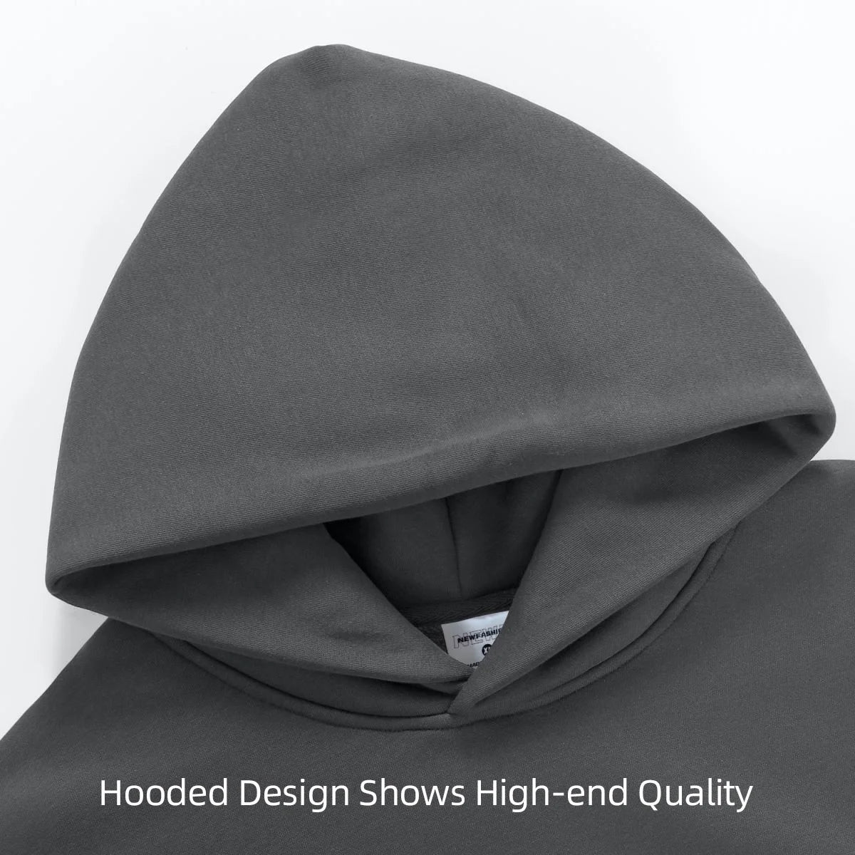 Heavy Weight Cotton Hooded Sweatshirt Unisex Fleece Pullover
